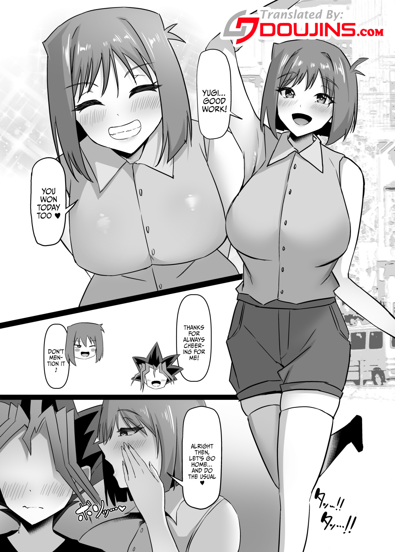 Hentai Manga Comic-Having A Creampie Sex Duel With Tea Gardner As A Reward-Read-2